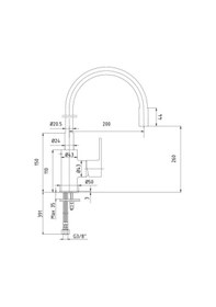 Resim Eca Nita Esnek Uçlu Eviye Mutfak Eviye Bataryası Kırmızı 102118112 