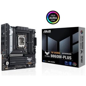 Resim Asus Tuf Gamıng B860M-Plus 8800 MHz DDR5 1851 Soket Dp MATX Anakart 