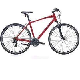 Resim Carraro Sportive 220 V - 28 Jant 17'' 45cm ( S - M ) Kadro Şehir Bisikleti - Mat Krom Kırmızı / Siyah Beyaz 