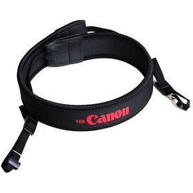 Resim Canon Uyumlu Fotoğraf Makineler için Neoprene Omuz Boyun Askısı 