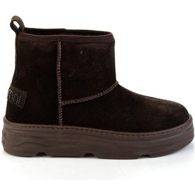 Resim Kahve Hakiki Deri Kadın Bot & Bootie K02748100602 Kahve 