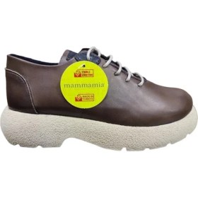 Resim Mammamia D23Ka-6170 Kalın Taban Oxford Deri Kadın Ayakkabı 