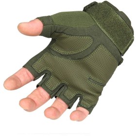 Resim KORDAK Yarım Parmak Kesik Taktik Eldiven 