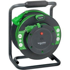 Resim Schneider Thorsman Geniş Kablo Makarası 25M IP44 HO5 3G1.5 Kablo Topraklı - IMT33151 