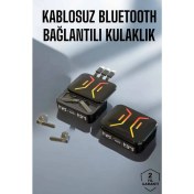 Resim Techno Stock Bluetooth Kulaklık Gürültü Önleyici Yüksek Ses Kaliteli Kablosuz 