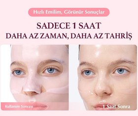 Resim EqqualBerry - Collagen Pore Tight Up Hydrogel Mask (4'lü) (Geniş Gözenek ve Kırışıklık Önleyici 13 Farklı Peptitli Kolajenli Şeffaflaşan Maske) 