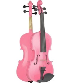 Resim Midex HGA44PİNK-PAK Pembe 4/4 Tam Boy Keman Seti (Yastık Tuner Susturucu Çanta Yay Reçine) 