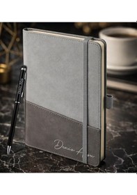 Resim Bk Gift Kişiye Özel Gri Termo Deri Defter Ve Touchpen Kalem Seti -17, Kurumsal Ve Özel Hediye, Yeni İş Hediyesi Kobitmeyencom36052 Bk Gift 