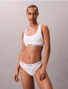 Resim Kadın Marka Logolu Beyaz Elastik Bantlı Beyaz Sütyen Lv00qf8493 100-9982 Beyaz 
