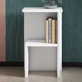 Resim İnarch Dizayn Roisin Modern Çok Amaçlı Komodin & Yan Sehpa - Beyaz 