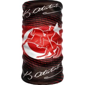 Resim Bebo Store Atatürk Temalı Extreme Spor Motor ve Bisiklet Kullananlara Özel Desenli Buff Boyunluk Bandana Balaklava 