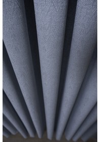 Resim Balıksırtı Dokulu Premium Jakar Fon Perde Salon Oturma Odası Yatak Odası Çocuk Odası Mavi 