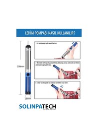 Resim Lehim Sökme Pompası - Ergonomik Gövde, Güçlü Vakum 