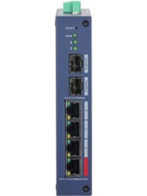 Resim Dahua 4port Poe 10/100 2xsfp Cloud Yönetilebilir Switch Chs4206-4et-90 