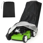 Resim Su Geçirmez Çim Biçme Makinesi Kılıfı - 210d Polyester Kumaş, Dayanıklı, Dış/iç Mekan Kullanımına Uygun 193 X 64 X 112 Cm 