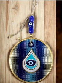 Resim Puantiyeli Damla Desen Nazar Boncuklu Duvar Süsü Gözlü Duvar Dekoru 02-10mm 5yards 