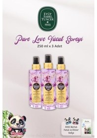 Resim 3 Adet Pj Body Splash Pure 250 Ml Ve Rosıe Doğal Pamuk 