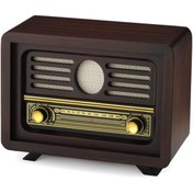 Resim HediyeSec Nostaljik Ahşap Radyo 