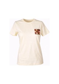 Resim Trender 26yl71595001 Sarı Kadın T-shirt Etnik Desen Sarı 