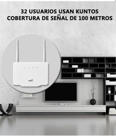 Resim Wifi Yönlendirici 300 Mbps 4g Yönlendirici Kablosuz Modem Harici Anten Yuvas Fransa 