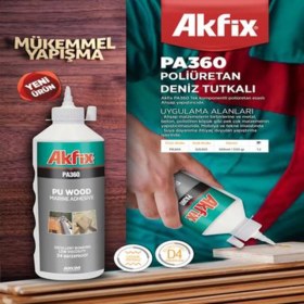Resim Akfix PA360 Poliüretan Ahşap Yapıştırıcısı Deniz Tutkalı 560 gr 