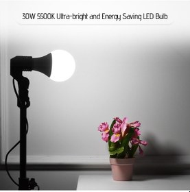 Resim Wezone E27 Led Işık Kaynağı 30w 5500k Gündelik Işık - Fotoğrafçılık, Ev Ve Ticari Kullanim İçin Aydinlatma 185-245v 