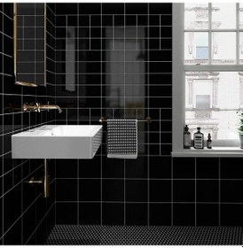 Resim VitrA 10x10 Miniworx Ral 0001500 Siyah Mozaik Mat K50797580001vte0 