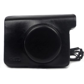 Resim Ykd Store Polaroid W300 Kamera Için Pu Deri Çanta Çanta Siyah (Yurt Dışından) 