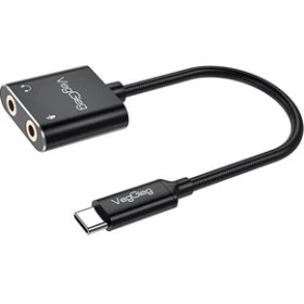 Resim FourForce Type-C Ses Kartı 3.5mm Kulaklık ve Mikrofon Girişli 