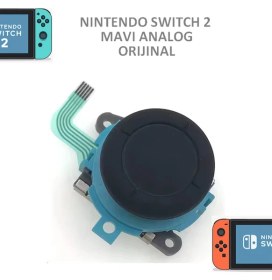 Resim Şiar Nintendo Switch 2 Ns2 Joystick (Joycon) Analog Stick V2 Mavi 