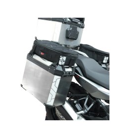 Resim Gp Kompozit Universal 40 Lt X 2 Alüminyum Ve Kumaş Motosiklet Yan Çanta Seti Siyah 