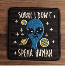 Resim Alıen Uzaylı Space Alien Patch Peç Arma ve Kot Yaması 