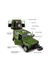 Resim Rastar Land Rover Defender Uzaktan Kumandalı Araba 