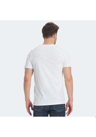 Resim Slazenger RASA IN Erkek Baskılı Beyaz Tişört 