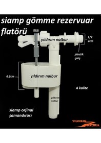 Resim Siamp Flatör Plastik Çıkış Gömme Rezervuar İç Takım Şamandıra Yan 