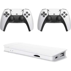 Resim 2.4 Ghz Oyun Konsolu Çift Konsol 4K Ultra Hd Game Stick 