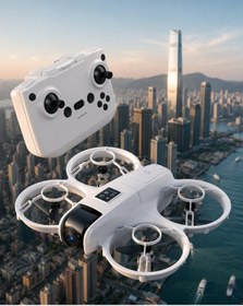 Resim Işıklı Mini Drone Çift Batarya Yedek Pervane Setli 