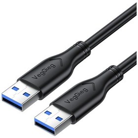 Resim Veggieg Usb-a Male To Male Uzatma Usb 3.0 Kablo 1.5 Metre 