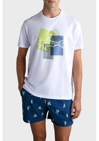 Resim Paul & Shark Erkek T Shirt 24411073 010 Beyaz Beyaz 