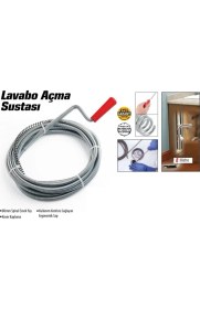 Resim Rennway Lavabo ve Gider Boruları Açacağı - Lavabo Açma Sustası - 8metre 