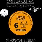 Resim Ortega NYA44N Regular Nylon Authentic 4/4 Set Klasik Gitar Teli (Normal Tension 028/043) 