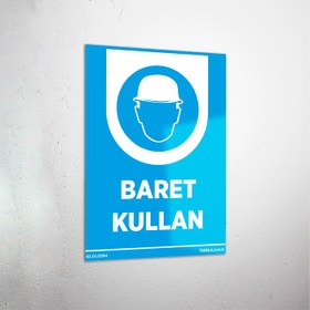 Resim Baret Kullan Levhası - 40x60 cm / Dekota 