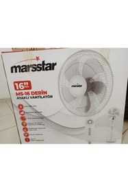 Resim Marsstar ayaklı vantilatör,vantilatör,65w vantilatör,5 kanatlı vantilatör 