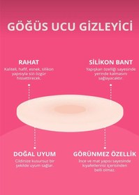 Resim Göğüs Ucu Gizleyici Silikon Ped 