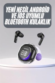 Resim Kulak İçi Bluetooth Kulaklık ANC ENC Özellikli Şarj Göstergeli Kablosuz Kulaklık 