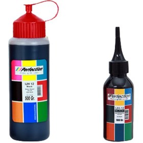 Resim Perfection HP Genel Kartuşlu ve Tanklı Yazıcı Uyumlu Mürekkep 500 ML + Mürekkep 100 ML Siyah 