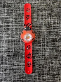 Resim RoseRoi Uğur Böceği Figürlü Saat Pat Pat Işıklı Çocuk Kol Saati 