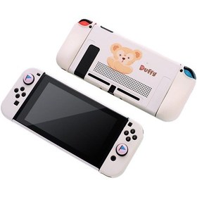 Resim Nintendo Switch Beyaz Ayı Koruyucu Kılıf 