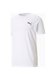 Resim Puma Active Small Logo Tee Beyaz Erkek Spor Tişört - 586725 02 Beyaz 