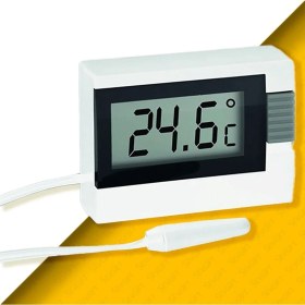 Resim Sevgift Mini Iç Dış Sıcaklık Ölçer | Buzdolabı Termometresi | Tfa 30.2018 